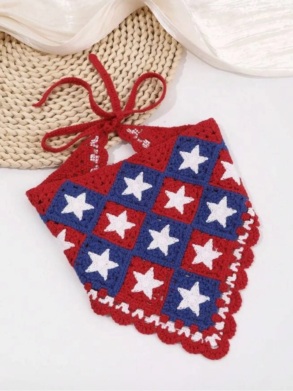 Private Label crocheted triangle